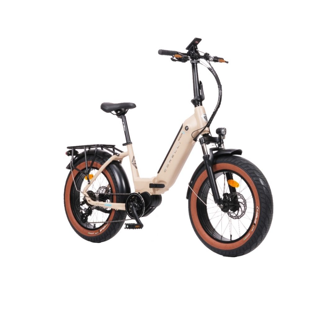 モリリン Corelli Nicma - 20 Jant Elektrikli Katlanır Bisiklet - Krem