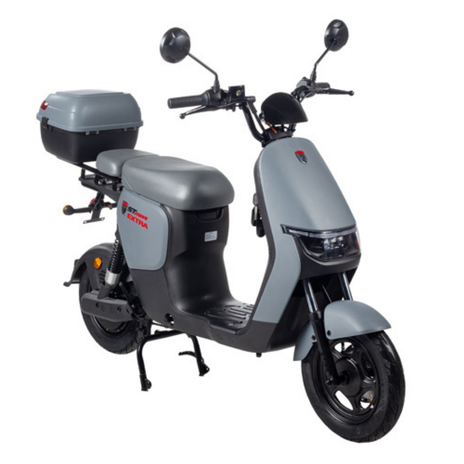 Stmax Extra Elektrikli Moped Gri